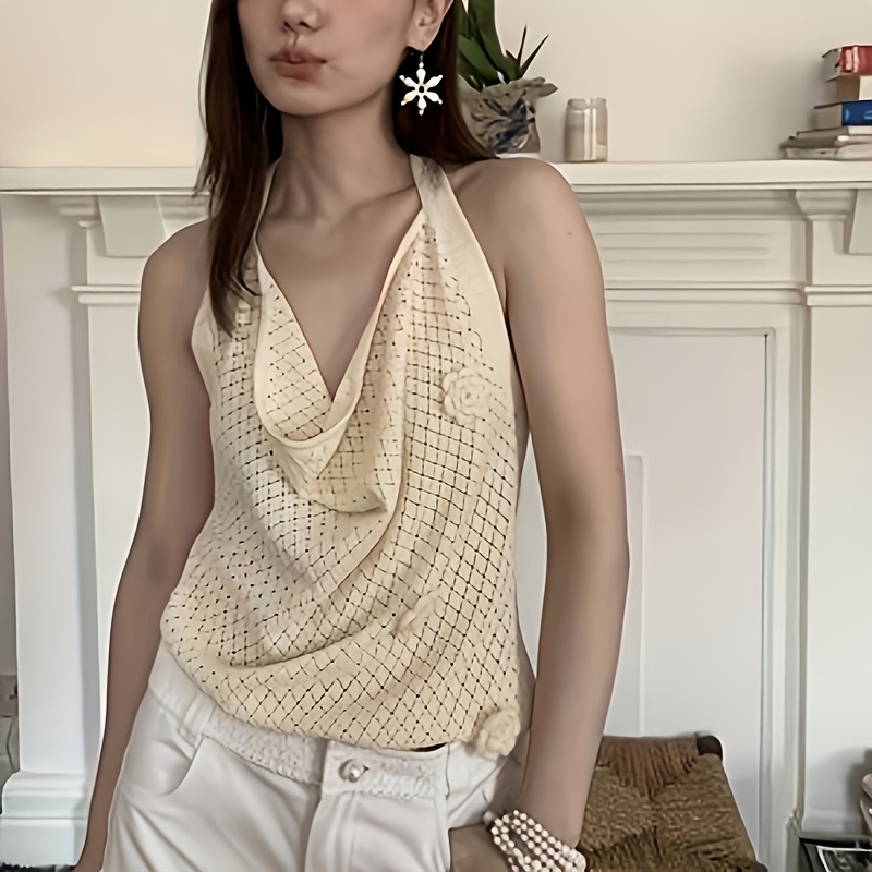 Asymmetrical Floral Ear Hook Earrings, Fashionable Design